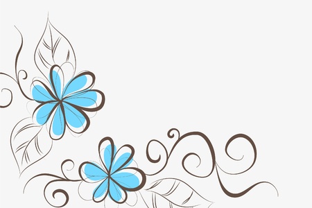Floral backgroundのイラスト素材