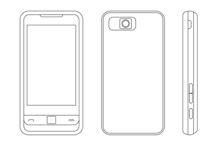 Cellphoneのイラスト素材