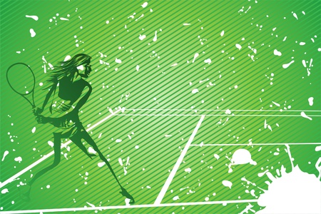 tennis  のイラスト素材