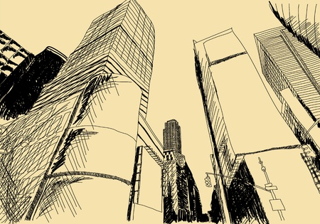 Cityscapeのイラスト素材