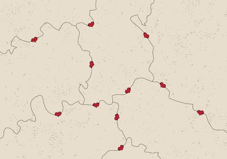 heartsのイラスト素材