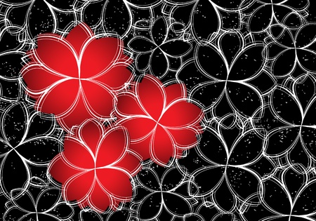 Floral backgroundのイラスト素材