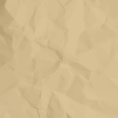 Texture of brown crumpled paperのイラスト素材