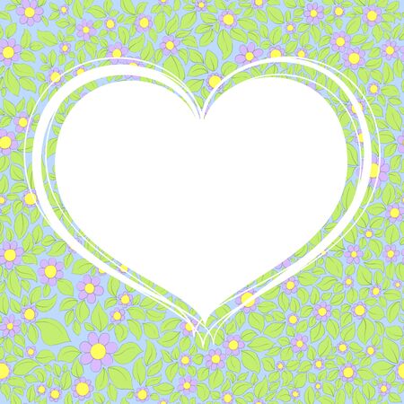 rustic floral background of delicate little flowersのイラスト素材