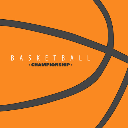 Bright vectro illustration of basketball ball backgroundのイラスト素材