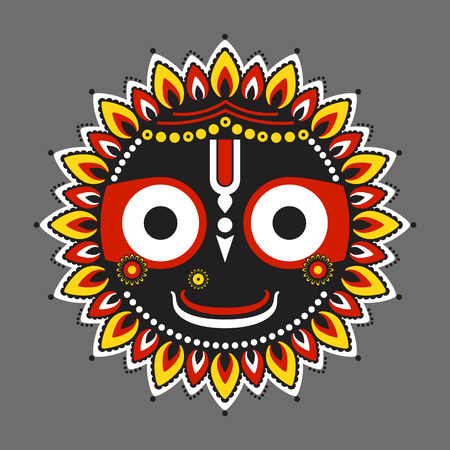 Supreme Lord of Universe Lord Jagannathaのイラスト素材