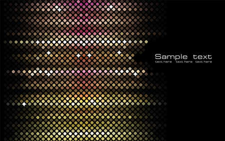 Abstract colorful bright mosaic tile lights disco vector backgroundのイラスト素材