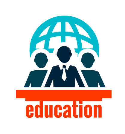 Elegant Flat Vector Education And School Icon.のイラスト素材