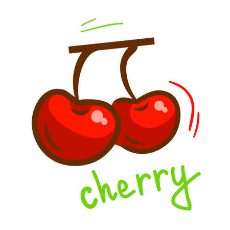 fresh cherry berryのイラスト素材