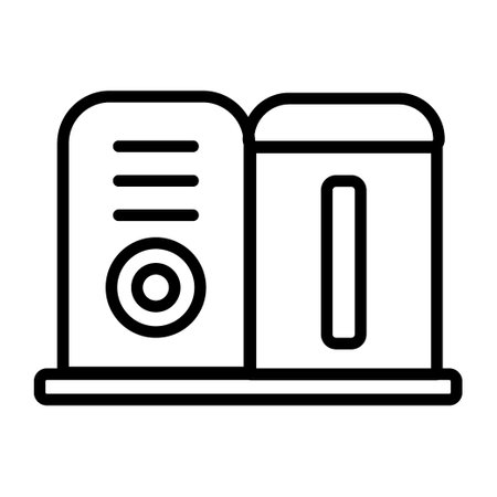 Steamer outline icon. Vector steamer icons on white backgroundのイラスト素材