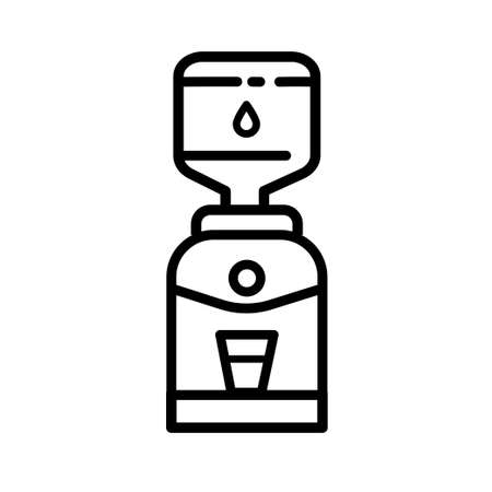 water cooler Icon outline style icon dispenserのイラスト素材