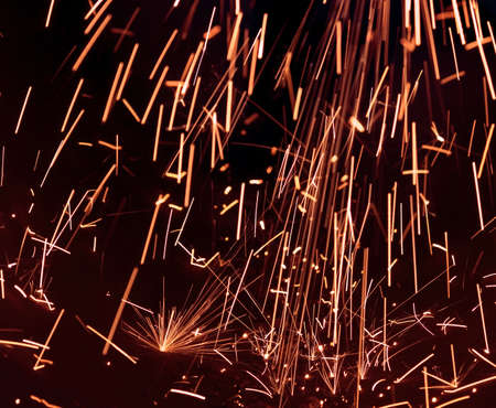 Very high power electrical sparkの写真素材