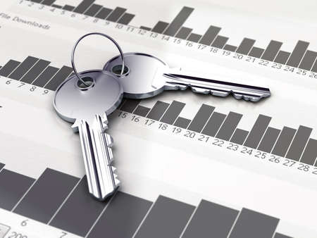 Two silver keys