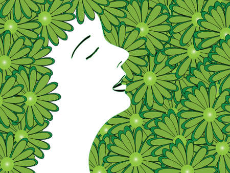 Beautiful womanのイラスト素材