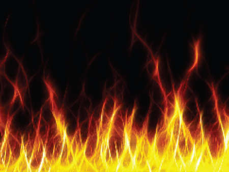 Fire. Vector ilustrationのイラスト素材