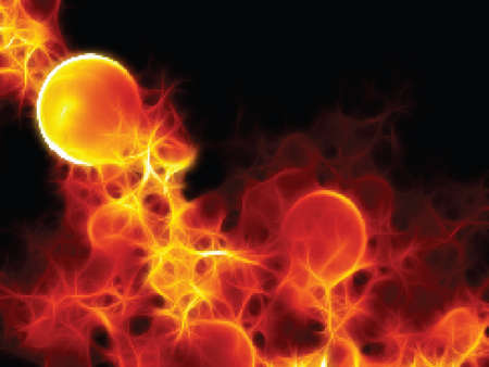 Flaming background