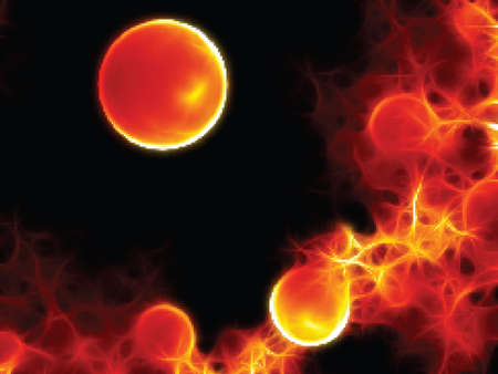 Flaming background