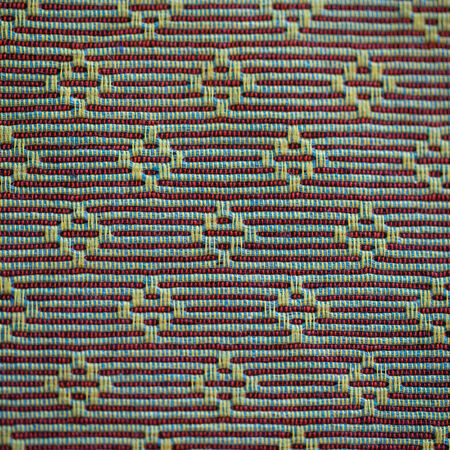 cotton weaving background with beautiful old patternの写真素材