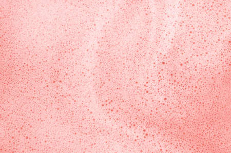Red soap bubbles For a background imageの写真素材