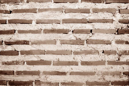 Brick wall background or texture.Old vintage brick wallの写真素材