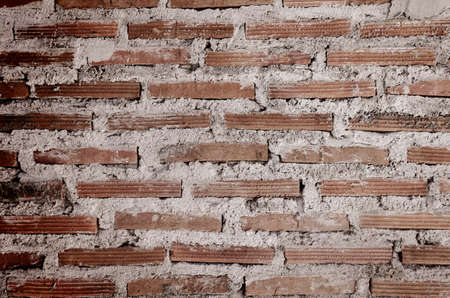 Brick wall background or texture.Old vintage brick wallの写真素材