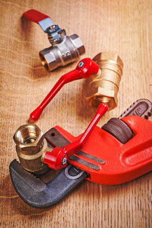 composition of plumbers itemsの写真素材