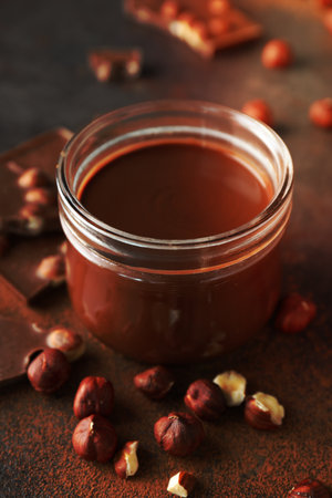 Tasty and delicious sweet food concept, chocolate pasteの写真素材