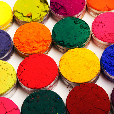 Colorful background. Indian Holi festival coloursの写真素材