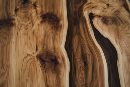 A photograph of a solid oak panel