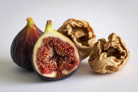 A photo of a fresh figの写真素材