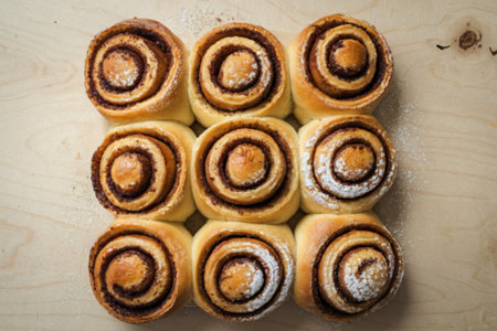 golden-brown cinnamon rolls