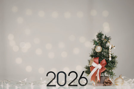 Christmas tree decorated with lights and ornaments