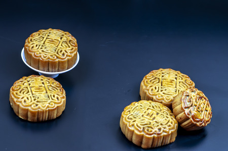 Mid-Autumn Festival - Mooncakeの写真素材