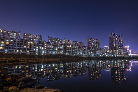 Changchun Nanxi Wetland Park, Chinaの写真素材