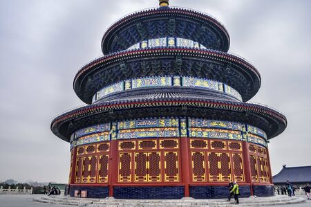 Scenic Spots of Tiantan Park, Beijing, Chinaのeditorial素材