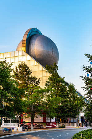 Scenic architecture and landscape of Changying Century City, Changchun, China