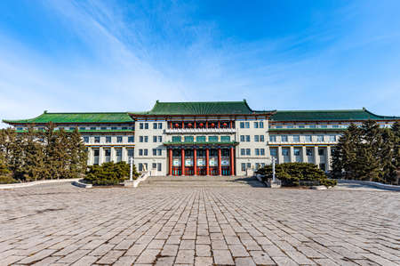 Famous architectural geological palace in Changchun, Chinaのeditorial素材