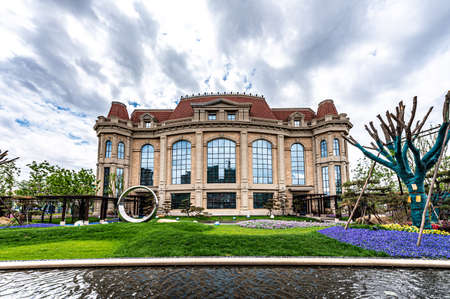 Urban landscape of China-South Korea (Changchun) International Cooperation Demonstration Zone in Changchun, Chinaのeditorial素材