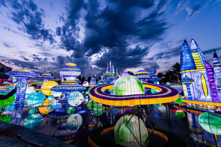 Scenes of the Fifth Summer Lantern Festival in Changchun, China