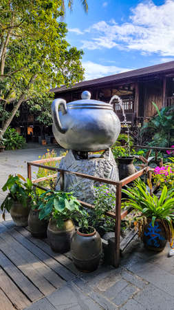 Landscape of Yetian Ancient Village, Hainan Province, Chinaのeditorial素材