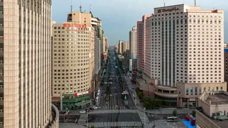 Architectural Landscape of Changchun City, China - Xi'an Road, Changchun City