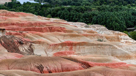 Scenery of Wucaitan Scenic Spot in Altay, Xinjiang, Chinaの写真素材
