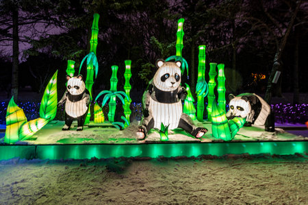 On December 30, 2023, Changchun, China, Changchun Zoological and Botanical Park Journey to the West Theme Park opened, welcoming tourists with a rich play experience.のeditorial素材