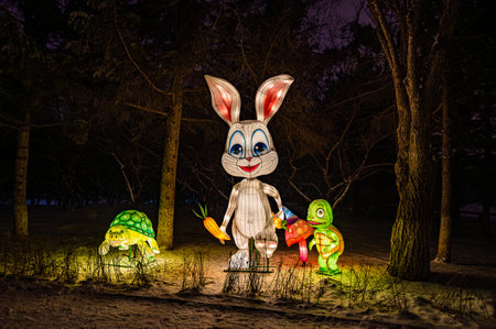 On December 30, 2023, Changchun, China, Changchun Zoological and Botanical Park Journey to the West Theme Park opened, welcoming tourists with a rich play experience.のeditorial素材