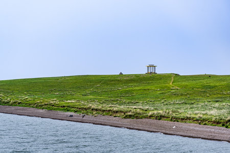 Scenic spot of Hulun Lake in Hulunbuir, Inner Mongolia, Chinaの写真素材