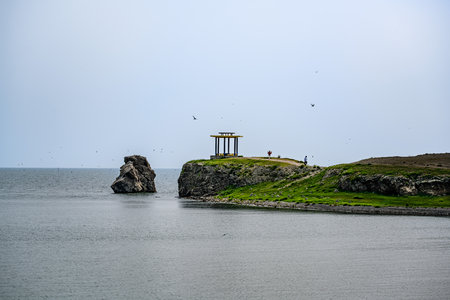 Scenic spot of Hulun Lake in Hulunbuir, Inner Mongolia, Chinaの写真素材