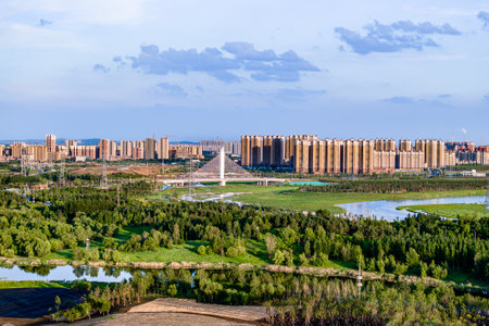 Urban architecture landscape of Changchun New Area, China