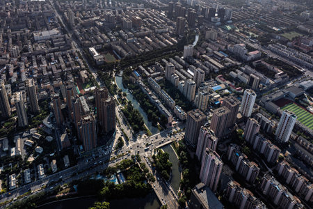 Architectural landscape of Shenyang, Chinaの写真素材