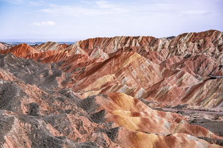 Scenery of Zhangye Danxia National Geopark, Gansu, China