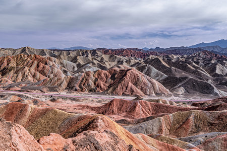 Scenery of Zhangye Danxia National Geopark, Gansu, China